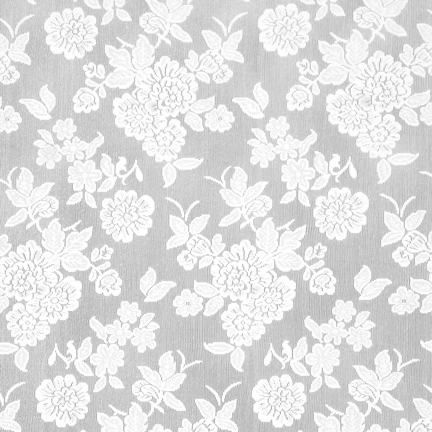 Elen White Floral Curtains – Classic Elegance in Sheer Grace