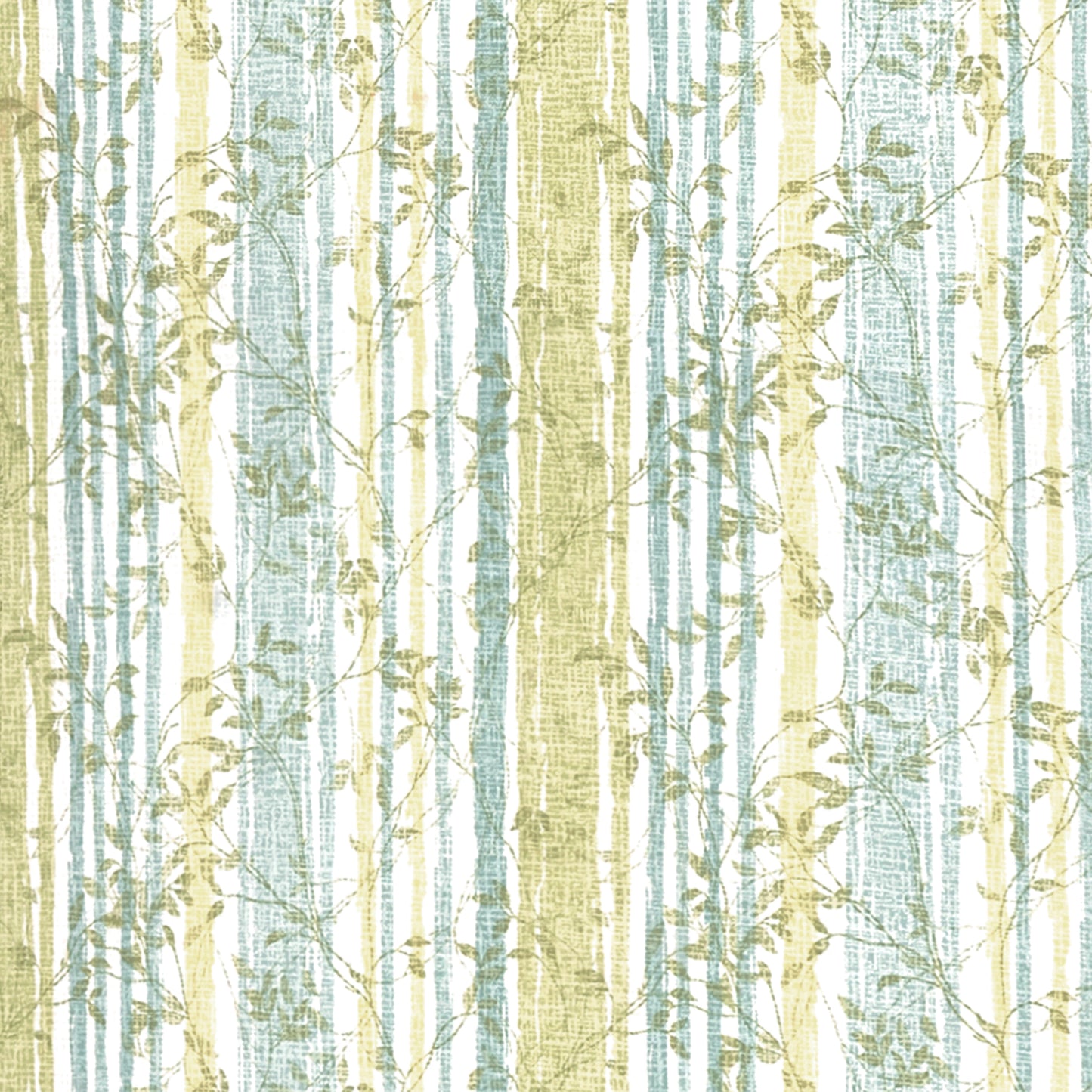 Famina Green Curtains – Refreshing Floral Stripes for a Natural and Modern Look