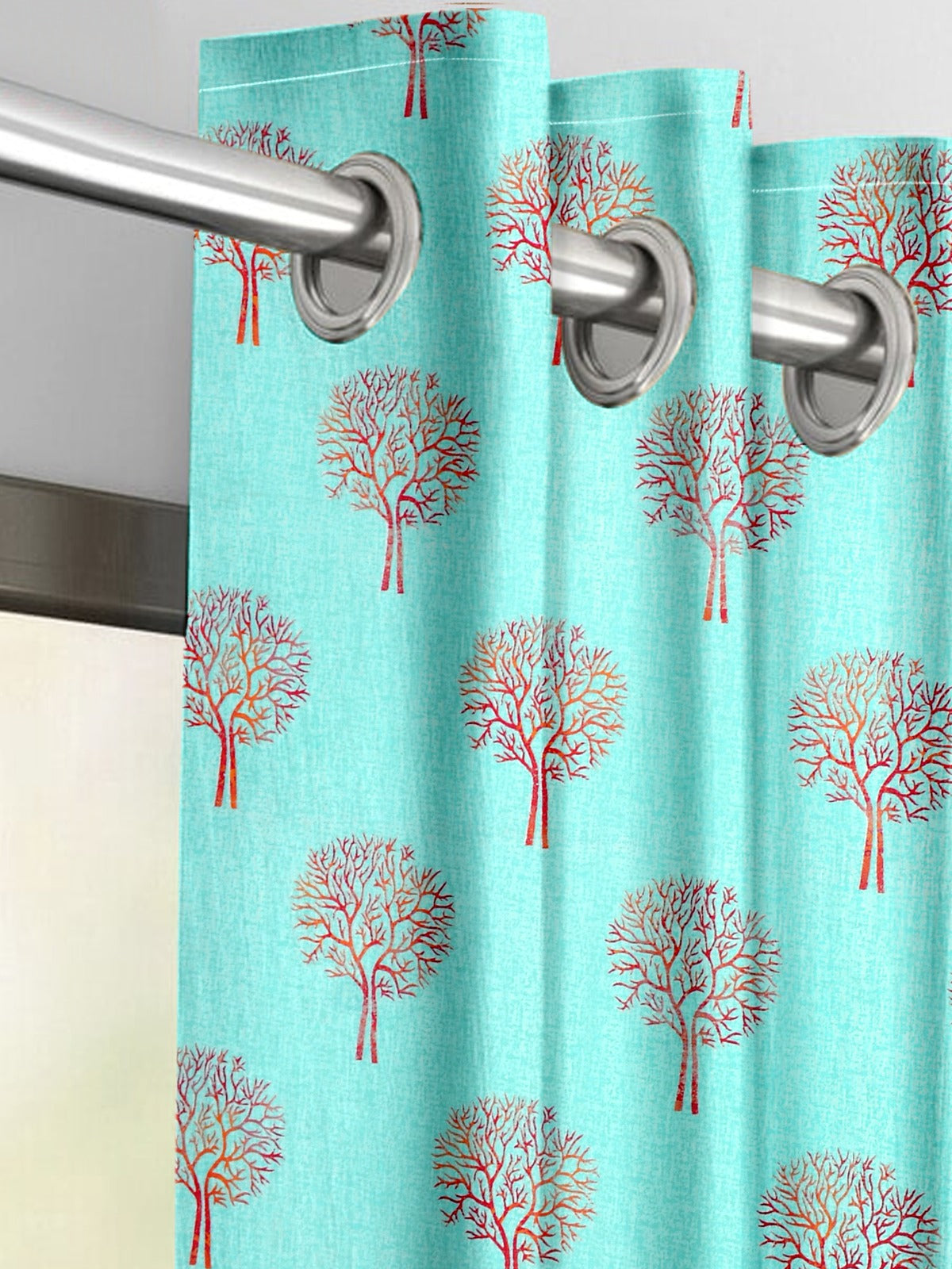 Forex Aqua Tree Curtains – Refreshing Elegance
