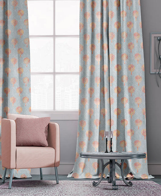 Forex Grey Tree Curtains – Elegant Nature Accents