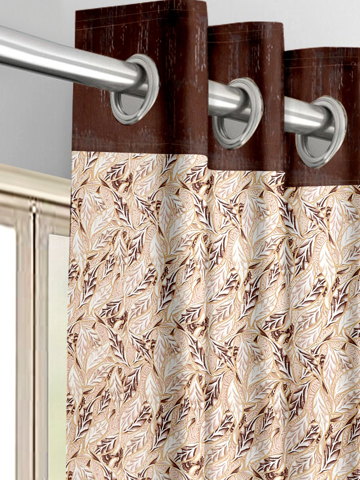 Ornate Coffee Curtains – Warm Botanical Charm
