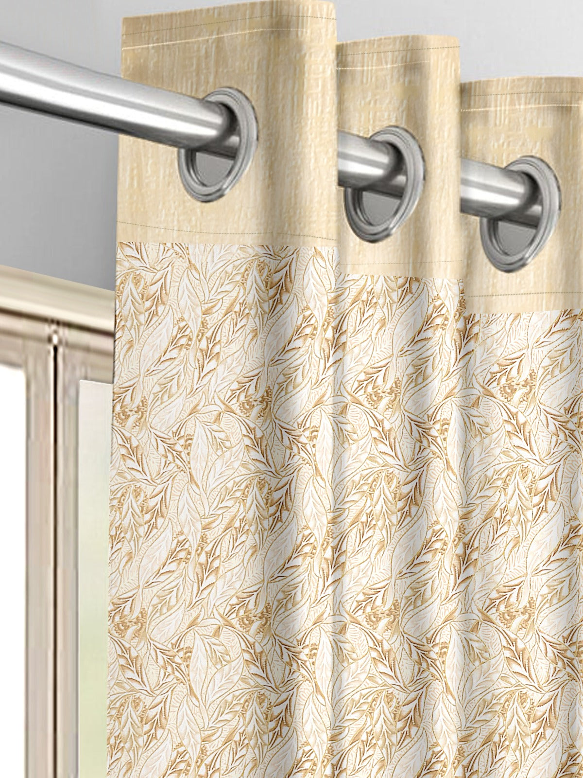 Ornate Cream Curtains – Timeless Elegance