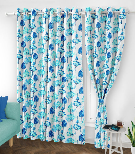 Oster Blue Curtains – Vibrant Nature Vibes