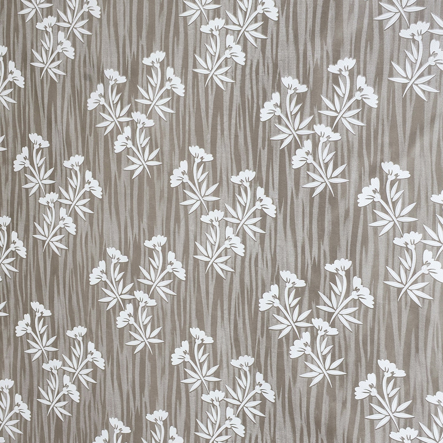 Remy Coffee Curtains – Elegant Bamboo Floral Design