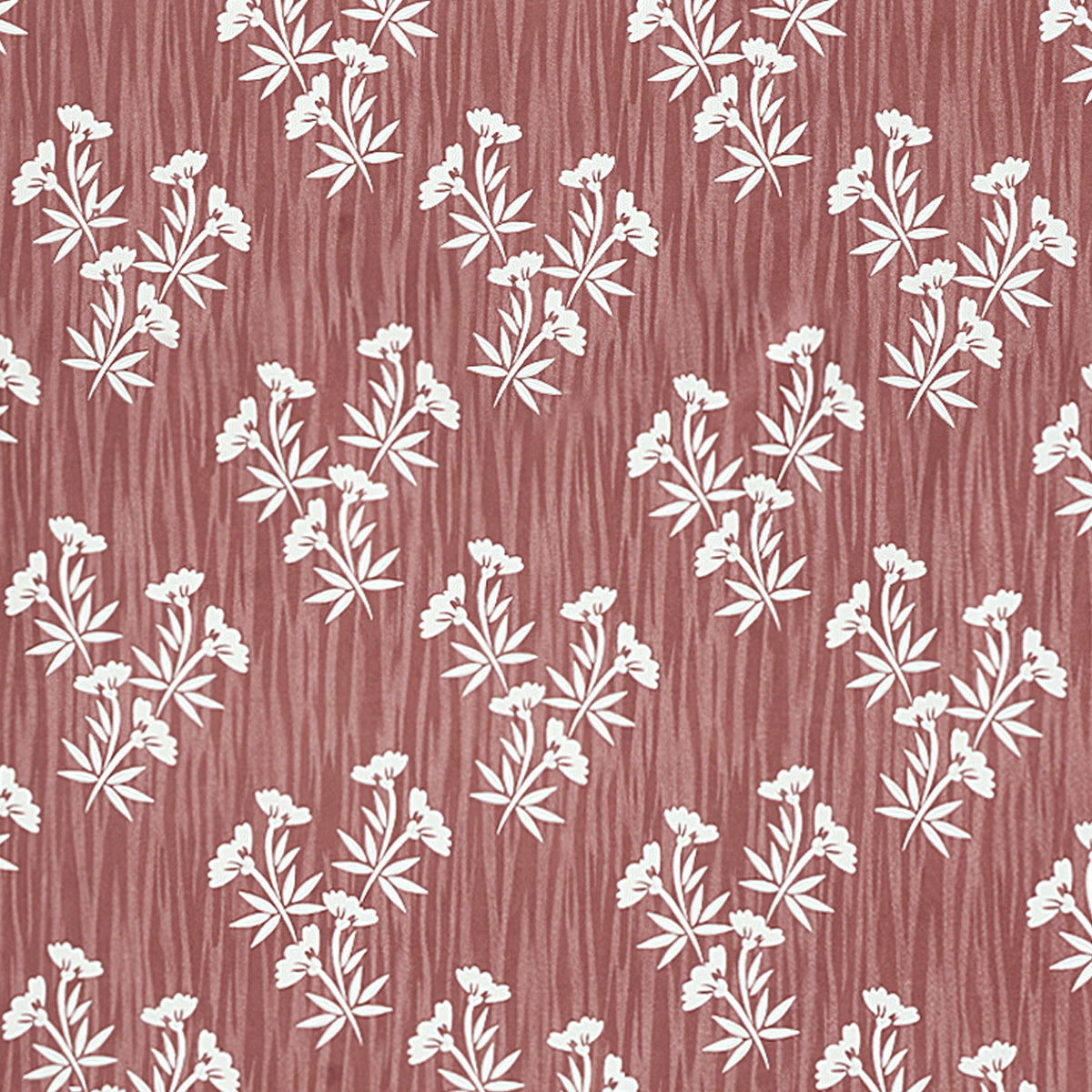Remy Rusty Red Curtains – Enchanting Floral Bamboo Floral Design