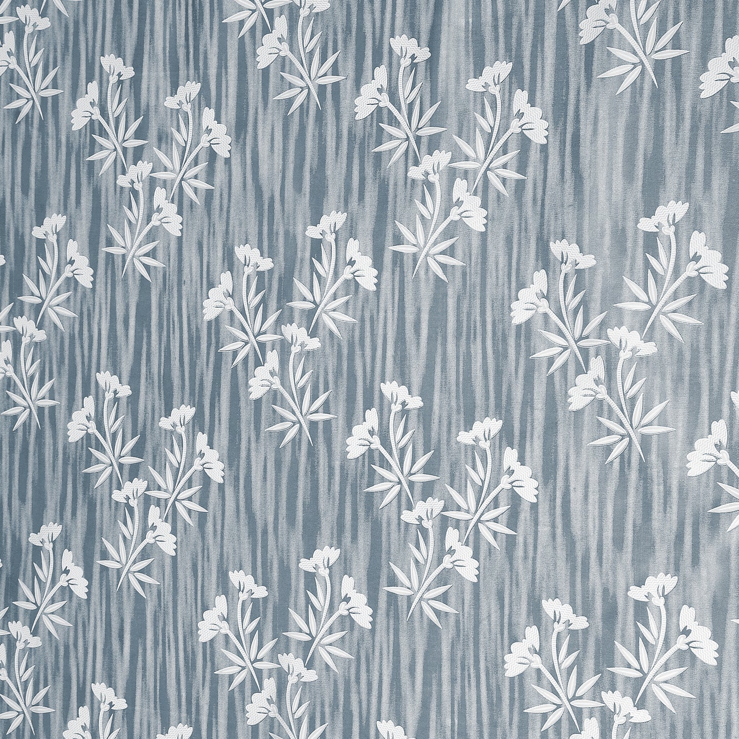 Remy Grey Curtains – Delicate Bamboo Floral Patterns for a Sophisticated Touch