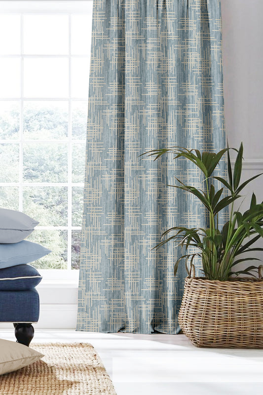 Santino Grey Curtains – Modern Linear Elegance for Contemporary Spaces