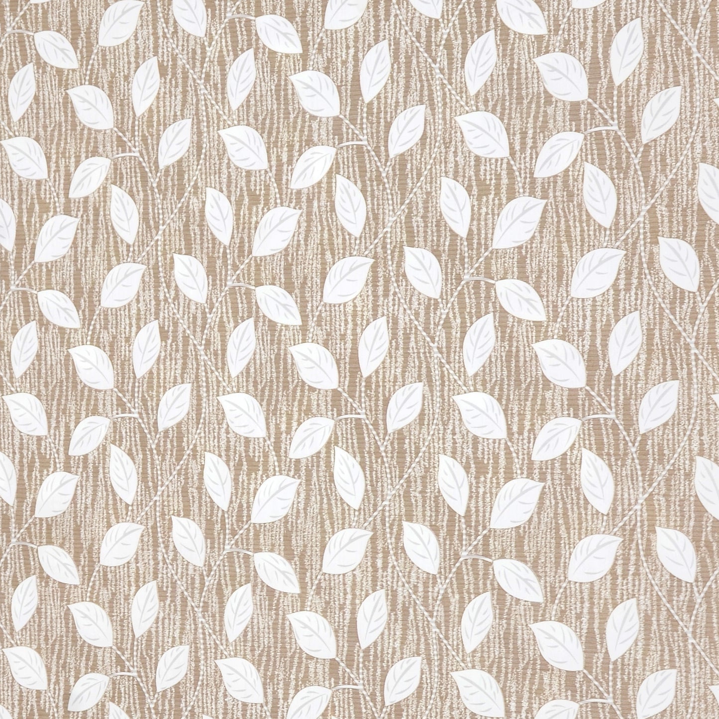 Titan Copper Curtains – Elegant Leafy Design for a Warm and Natural Ambiance